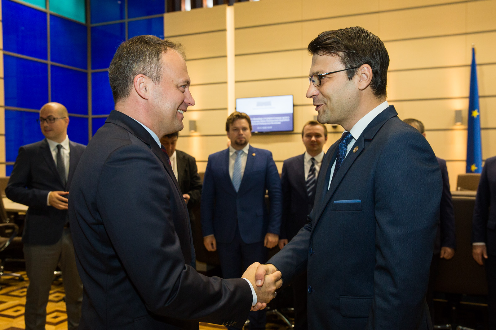 Întrevederea Președintelui Andrian Candu cu delegatia Comisiei Comune pentru Integrare Europeană dintre Parlamentul Republicii Moldova și Parlamentul României – 11 iunie 2018